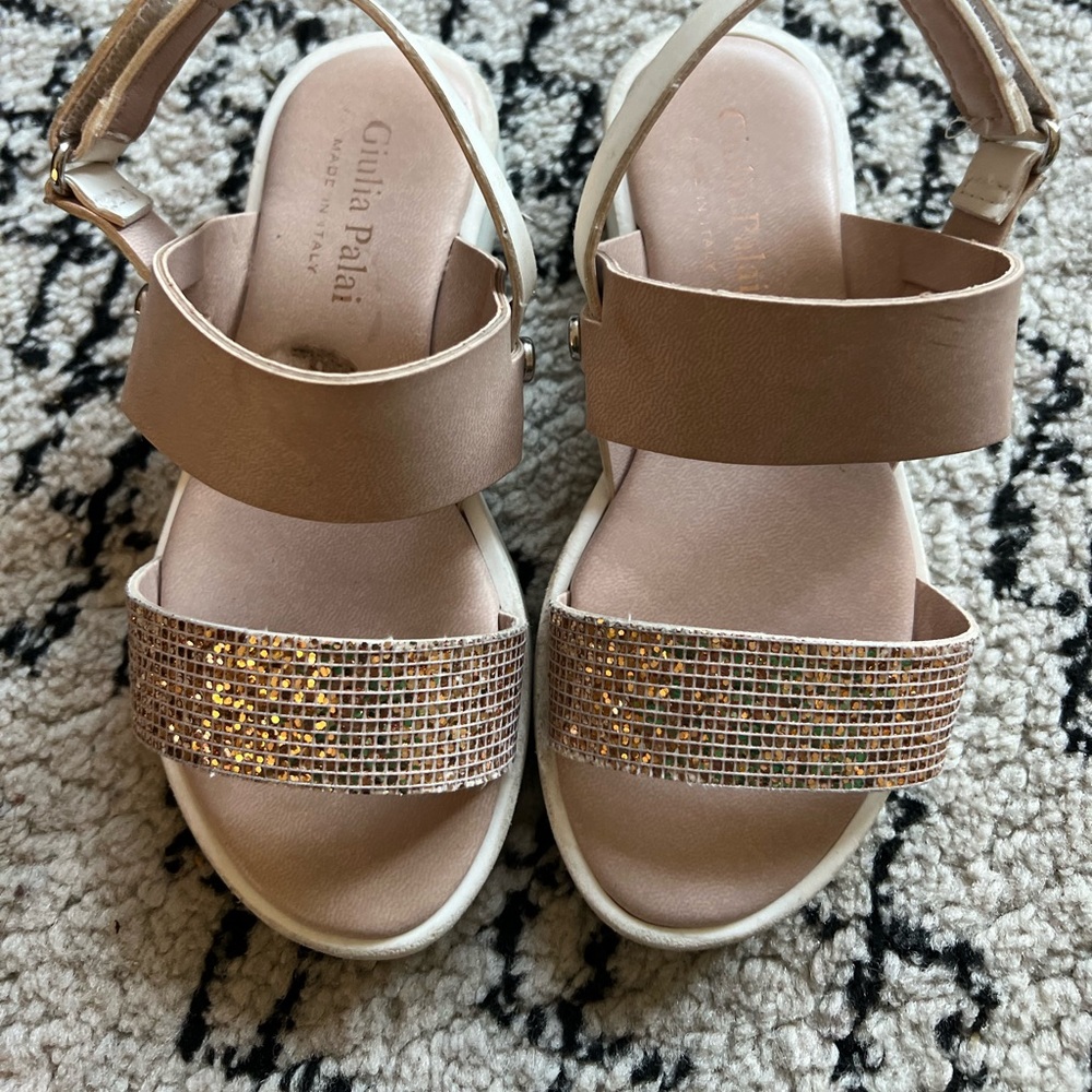 Girls Italian sandals 11